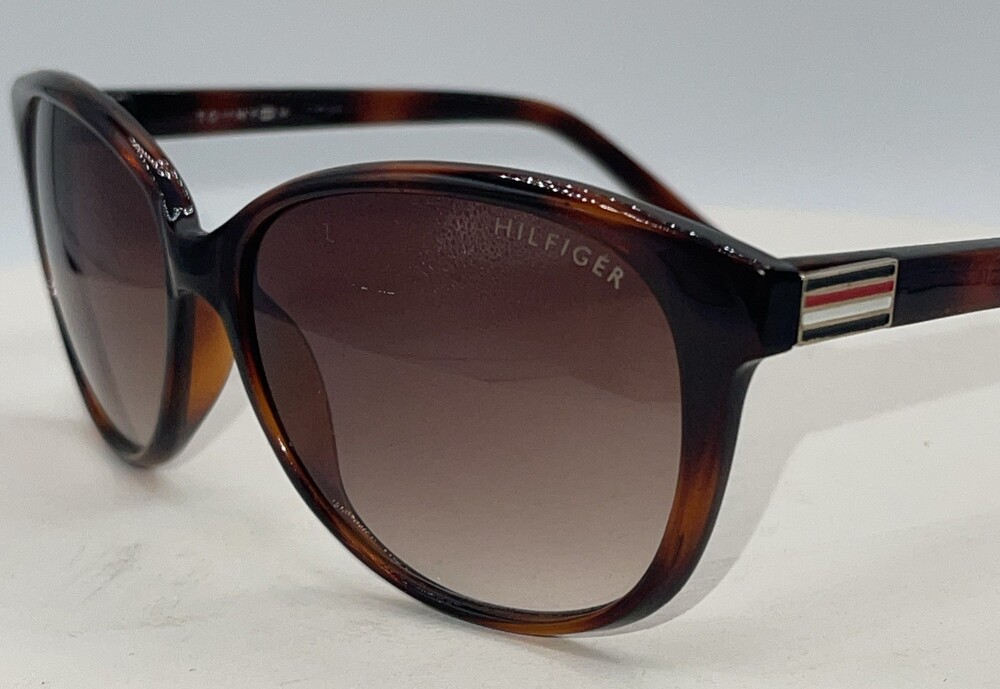 TOMMY HILFIGER Women’s Brown SUNGLASSES BREEDA Scratches On Lenses 57/16/140